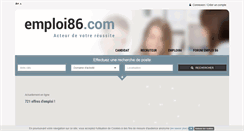 Desktop Screenshot of emploi86.com
